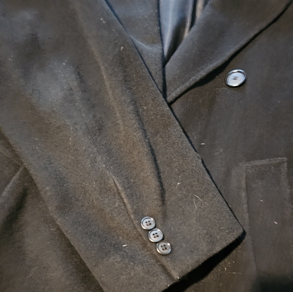 Andrew Fezza Cashmere Mens Over Coat Woven In Italy - Picture 3 of 7